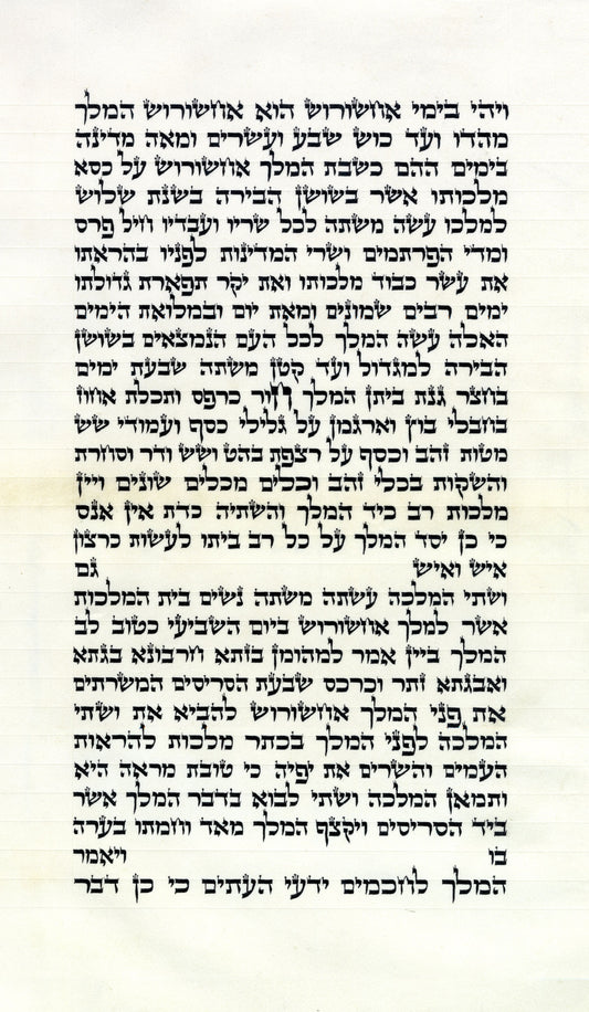 Megillah Rosen Ari/B"Y 15inch